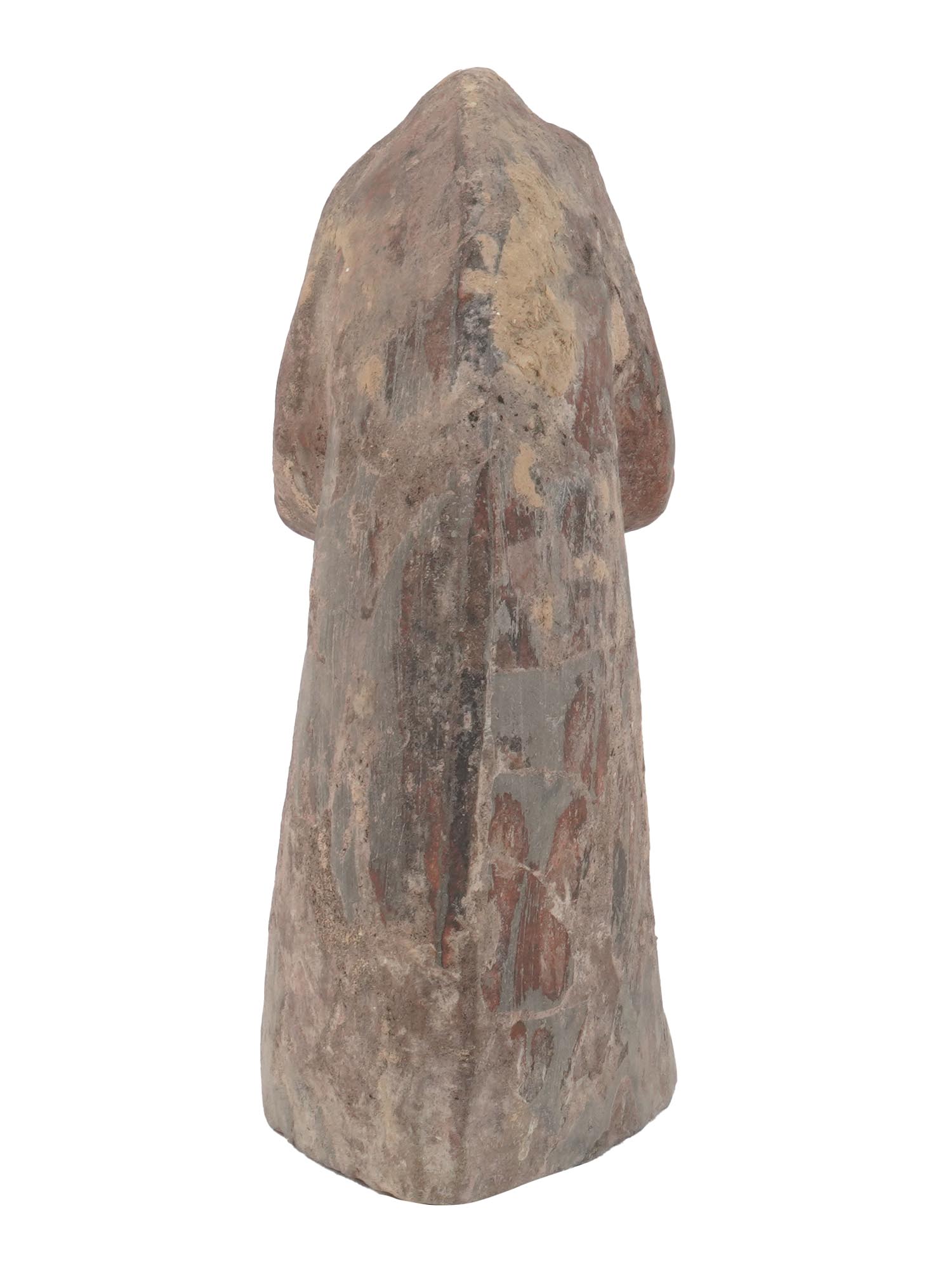 CHINESE TANG DYNASTY TERRACOTTA HORSE HEAD STATUE PIC-5
